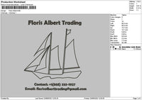 Floristext Embroidery File 6 sizes