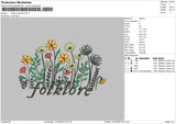 Flowers 0412 Embroidery File 6 sizes