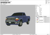 Truck 2106 Embroidery File 6 sizes