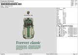 Forevertext Car Embroidery File 6 sizes