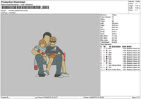 Photoflat 0406 Embroidery File 6 sizes
