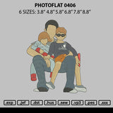 Photoflat 0406 Embroidery File 6 sizes