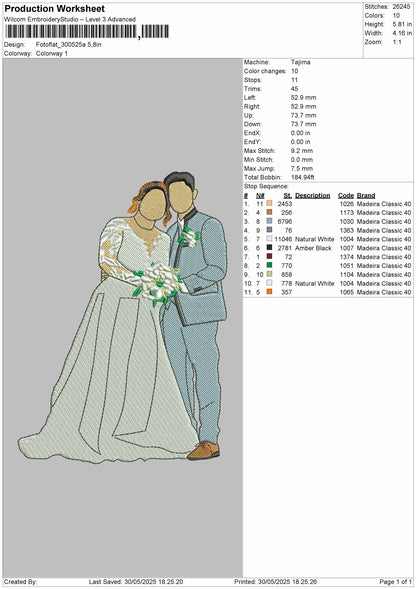 Photoflat 300525A Embroidery Machine File
