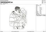 Photoline 0806 Embroidery File 6 sizes