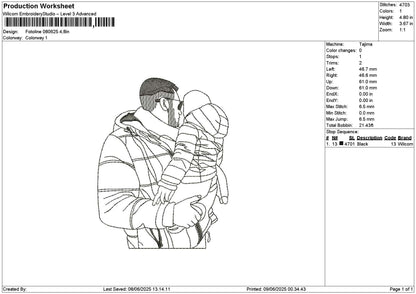 Photoline 0806 Embroidery File 6 sizes