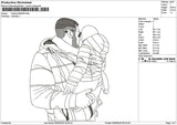 Photoline 0806 Embroidery File 6 sizes