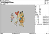 Fred1402 Embroidery File 6 sizes