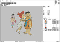 Fred1402 Embroidery File 6 sizes