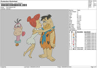 Fred1402 Embroidery File 6 sizes