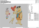 Fred1402 Embroidery File 6 sizes