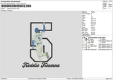 Freddie Embroidery File 6 sizes