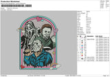 Friday The 13th Embroidery File 4 sizes