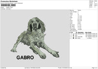 Gabro Embroidery File 6 sizes