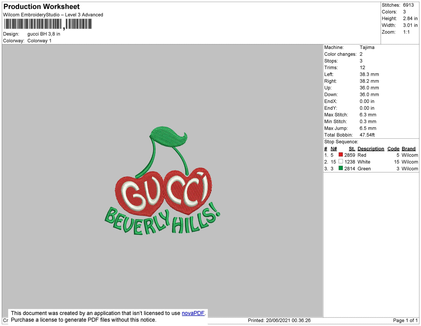Gucc1 BH Embroidery File 4 size