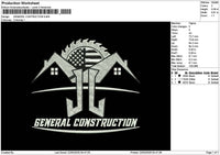 Generaltext 01 Embroidery File 6 sizes