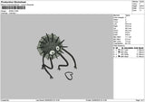 Black Pompom Embroidery File 6 sizes