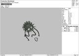 Black Pompom Embroidery File 6 sizes