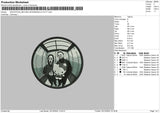 Ghostcircle 01 Embroidery File 6 sizes