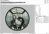 Ghostcircle 01 Embroidery File 6 sizes