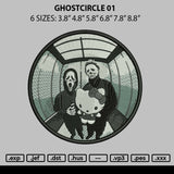 Ghostcircle 01 Embroidery File 6 sizes