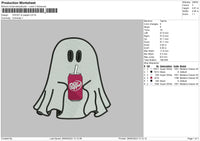 Ghost Dr Embroidery File 6 sizes
