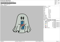 Ghost Redbull 02 Embroidery File 6 sizes