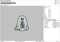 Ghost Redbull 02 Embroidery File 6 sizes