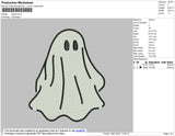 Ghost Embroidery File 4 size