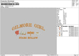 Hollowtext Embroidery File 6 sizes