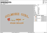 Hollowtext Embroidery File 6 sizes