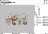 Drinks 1211 Embroidery File 6 sizes