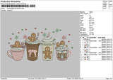 Drinks 1211 Embroidery File 6 sizes