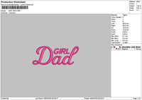 Dadtext 0604 Embroidery File 6 sizes