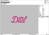 Dadtext 0604 Embroidery File 6 sizes