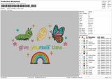 Yourselftext 1406 Embroidery Machine Design File 6 sizes