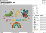 Yourselftext 1406 Embroidery Machine Design File 6 sizes