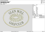 Glenoval Embroidery File 6 sizes