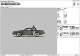 Car Gnx Embroidery File 6 sizes