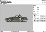 Car Gnx Embroidery File 6 sizes