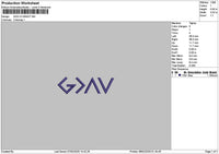 Logo 0802 Embroidery File  sizes