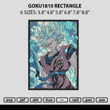Goku1810 Rectangle Embroidery File 6 sizes