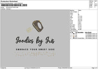 Gristext Embroidery File 6 sizes