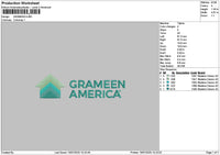 Grameentext Embroidery File 6 sizes