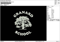Granardtext Embroidery File 6 sizes