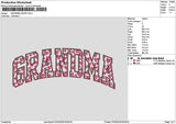 Grandmatext 0602 Embroidery File 6 sizes