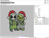 Grinch Xmas Embroidery File 4 size