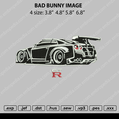 GRT Car Embroidery File 4 size