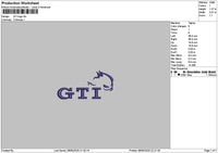 Gtitext 01 Embroidery File 6 sizes