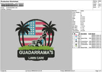 Guadarramastext Embroidery File 6 sizes
