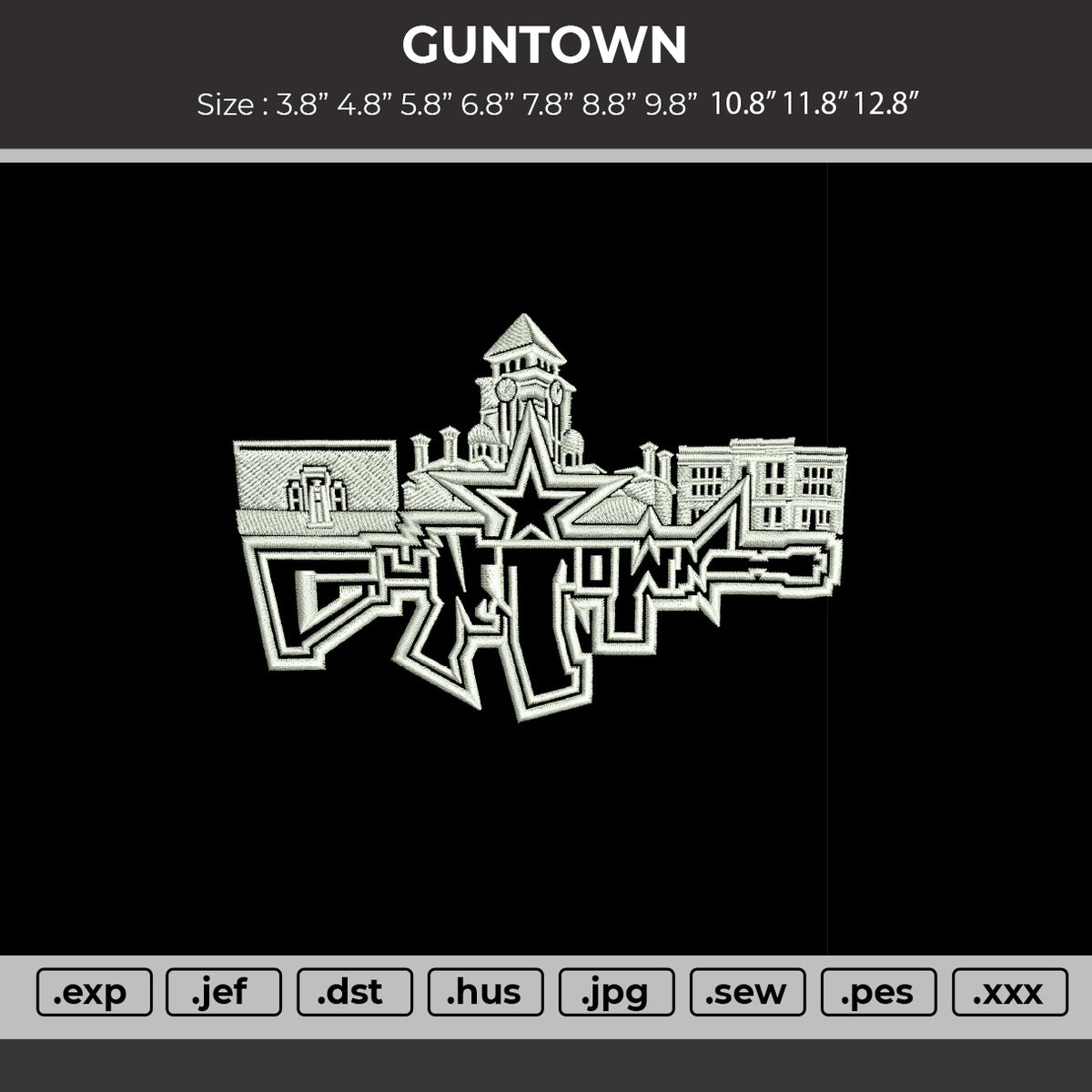 guntown Embroidery Machine File